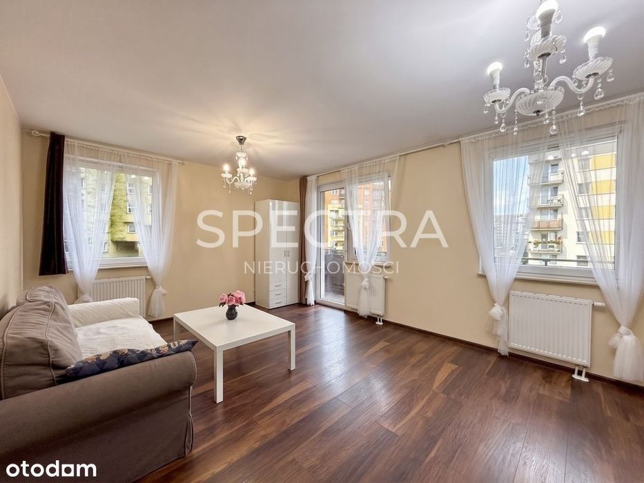 3 pokoje + garderoba | Balkon | 64,2 m² | Os. Piastów