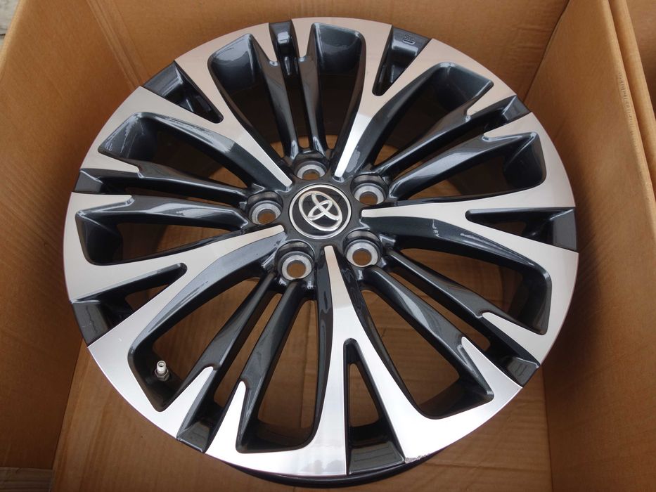 Felgi TOYOTA YARIS CROSS 18'' CHR COROLLA E21 RAV-4 Oryginalne czujnik