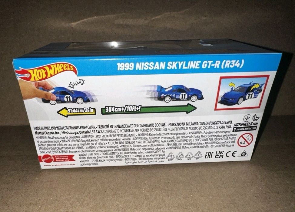 1999 Nissan Skyline GT-R (R34) Pull-Back Speeders