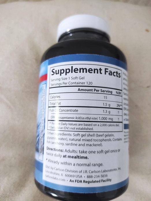 Elite EPA 1000mg Carlson