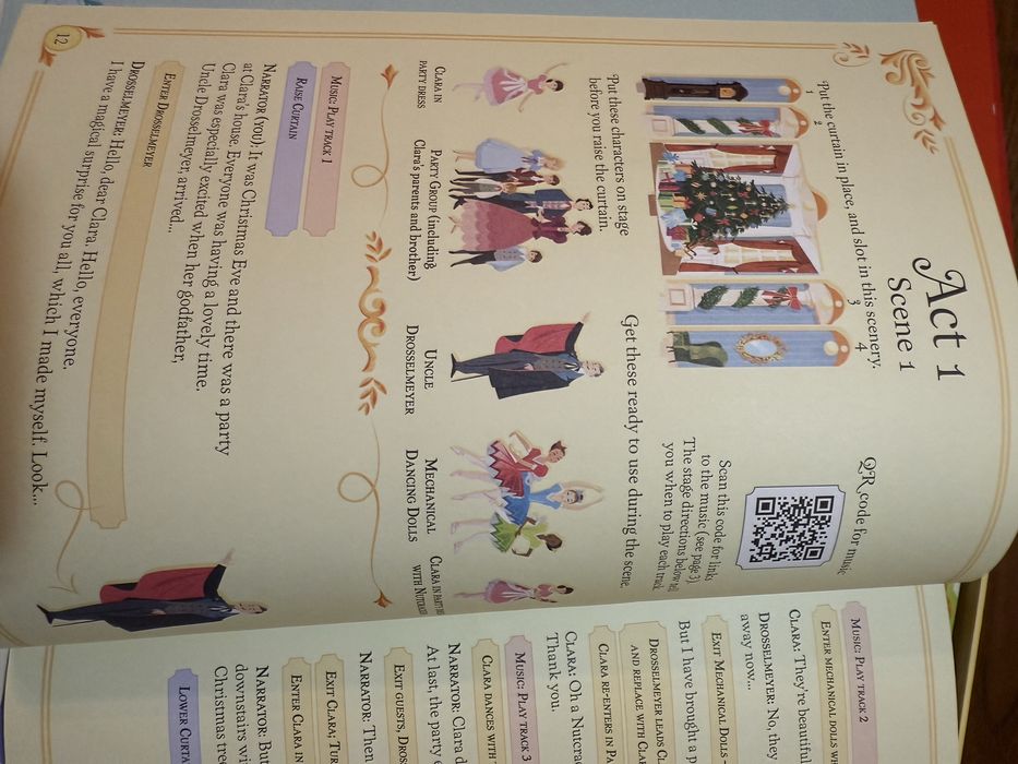 Книга театр Usborn . Три пьеси.