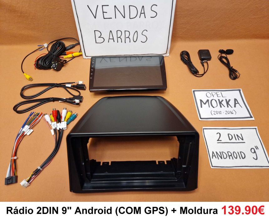 Rádio 2DIN 9" [4+64GB] • Opel CORSA [E] • ADAM • MOKKA • KARL Android