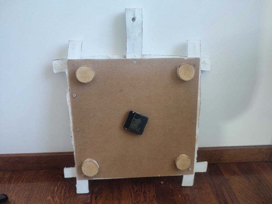 Zegar ścienny drewniany hand made