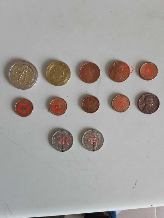 Moedas Raras C/defeito