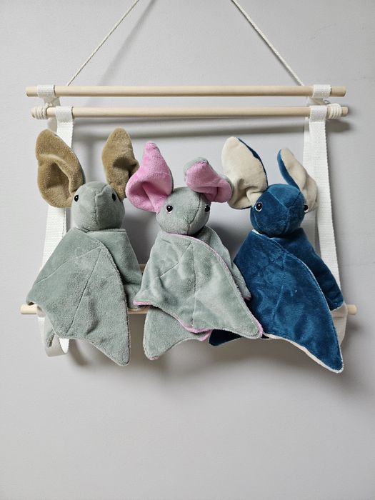 Handmade pluszowy nietoperz