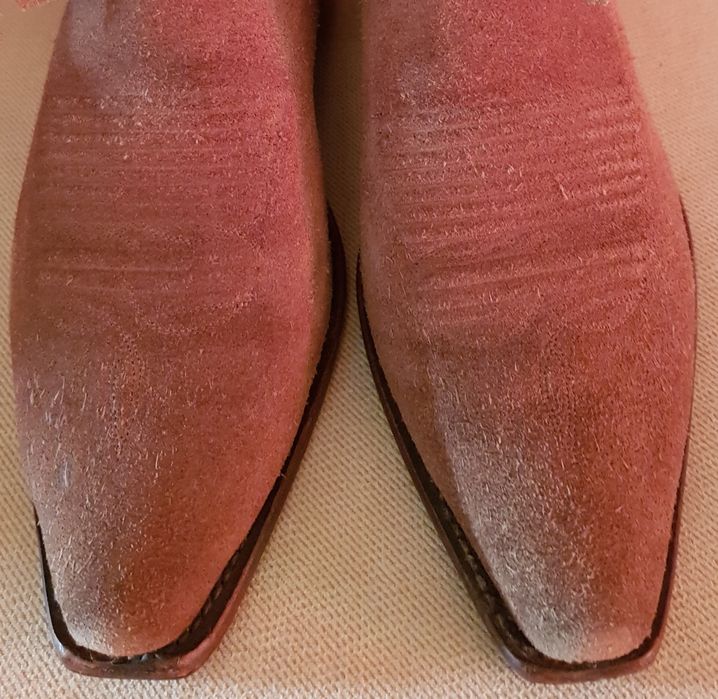 Botas LANIDOR estilo vaqueiro com franjas em camurça