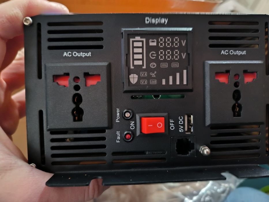 Инвертор чистый синус 12B-220B , 2000w, 1000w, 600w