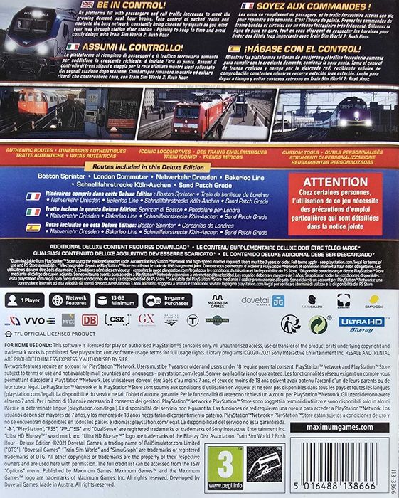 Train Sim World 2 Rush Hour Deluxe Edition PL Playstation 5 PS5