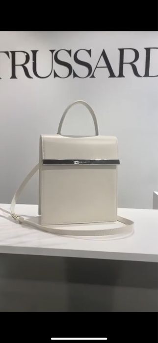 Сумка Trussardi біла оригінал