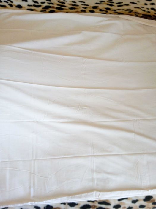 Бежева полуторна підковдра 200*140