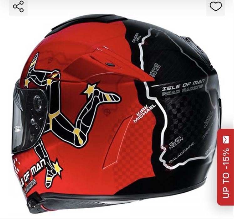 Capacete Hjc rpah 70 isle of man
