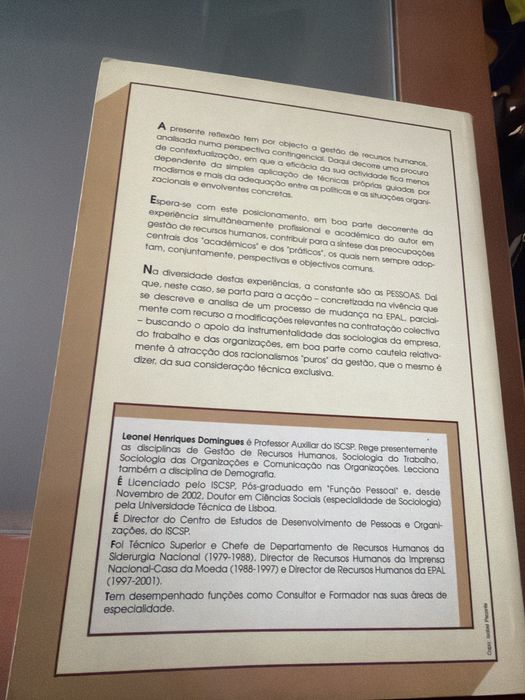 Livro “ A Gestão de Recursos Humanos e o Desenvolvimento Social das Empresas”