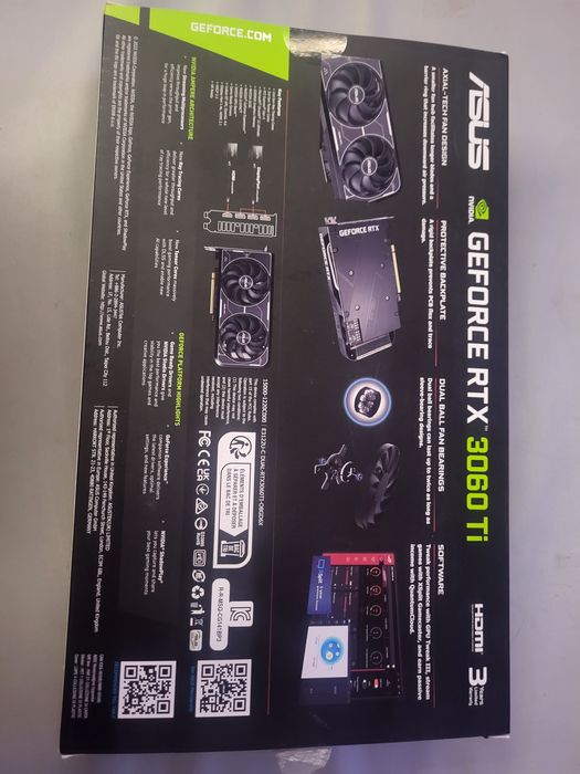 Sprzedam pudełko od karty graficznej RTX 3060 Ti