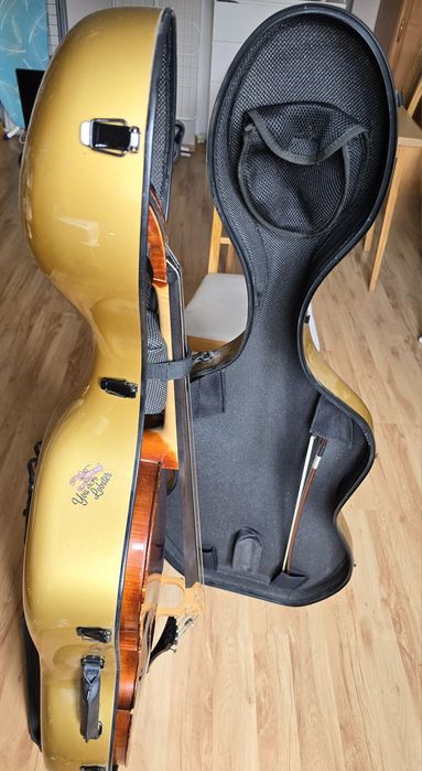 Wiolonczela 4/4 Smyczek futerał