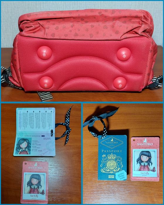 Ортопедический брендовый рюкзак, ранец Santoro Gorjuss. На 1-4 класс.