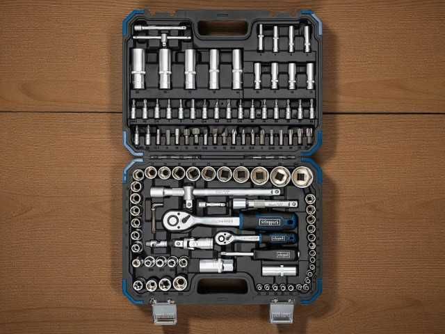 Scheppach набор инструментов 108 элементов набор ключей и головок