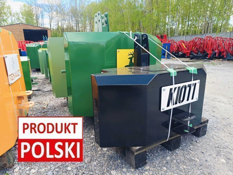 PROMOCJA-balast obciążnik NA TUZ DO CIĄGNIKA wybór wagi, koloru i LOGA-DOSTAWA pod wskzany adres