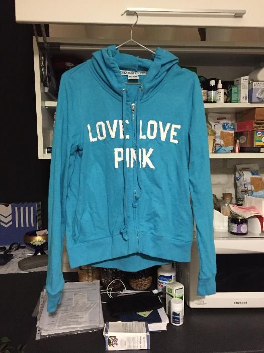 кофта толстовка батник свитшот Victoria Secret Виктория Сикрет Pink