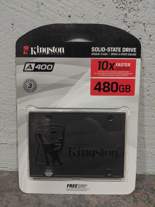 Kingston A400 480GB SSD NOWY | SATA III 2.5" | Dysk SSD