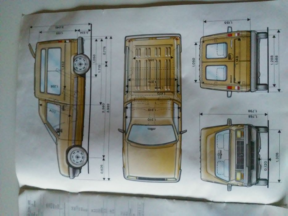 Prospekt samochodowy Renault Rapid Combi