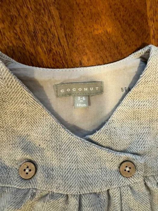 Conjunto Casaco + Tapa Fraldas Coconut - 3-6 meses