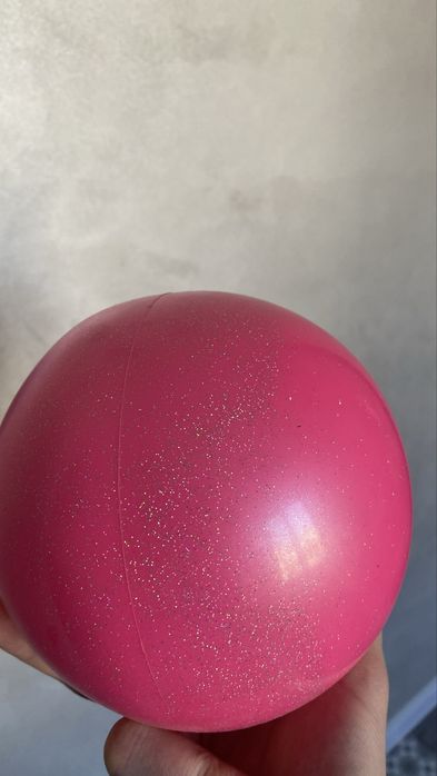 Гімнастичний мʼяч Tuloni Pink 16см