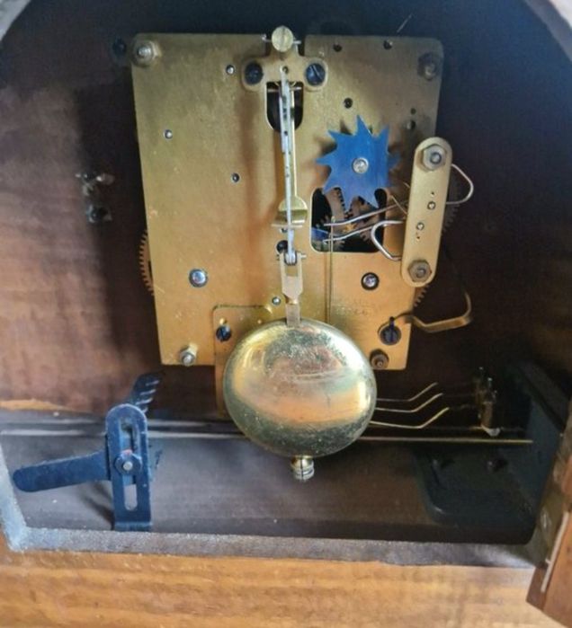 Lindo relógio de lareira art déco