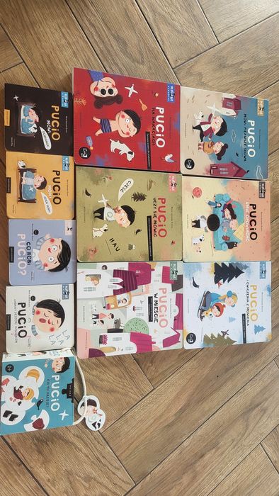 Pucio, zestaw 8 książek plus gra