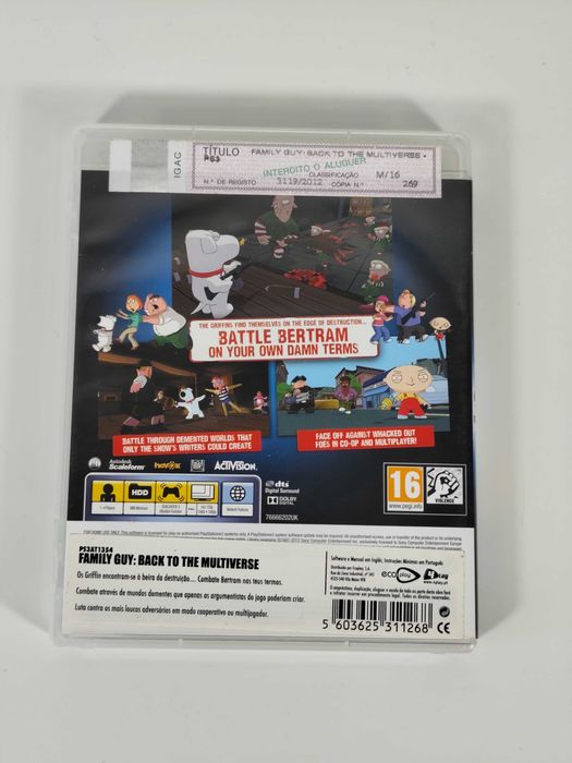 Family Guy: Back to the Multiverse Playstation 3 PS3