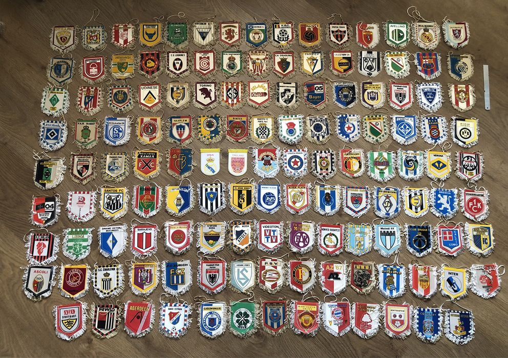 Вымпел футбол, клубы Европы и мира