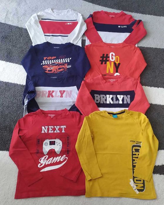 Koszulki chłopięce r.122/128 ~ Kraków