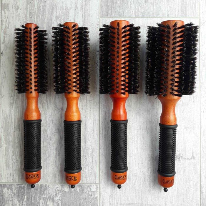 Брашинги для волосся Sibel з натуральною щетиною кабана