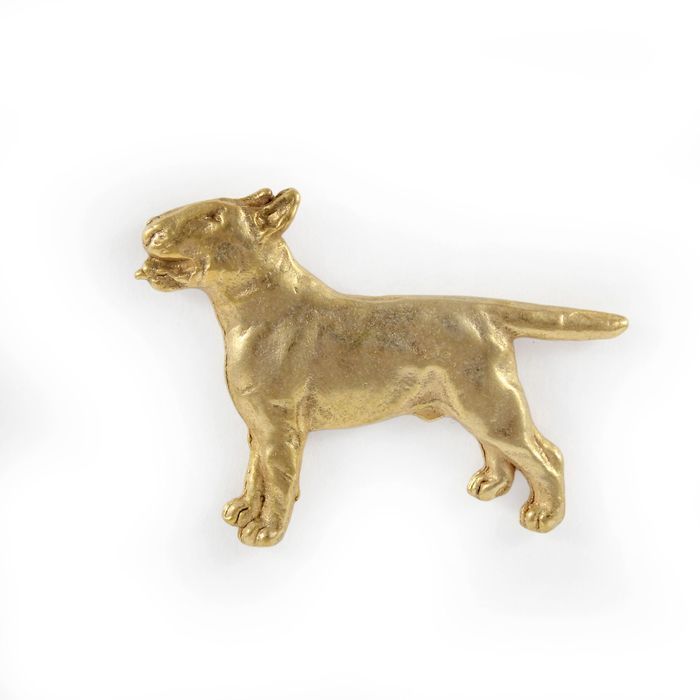 Bulterier pin pozłocony Art-Dog