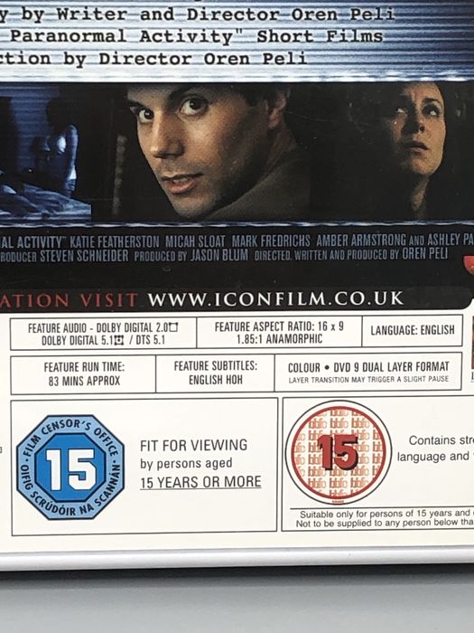 Paranormal Activity DVD – Horror | Oryginalne wydanie
