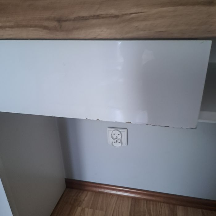 Toaletka holten od Brw , biały połysk, drewno. 106cm