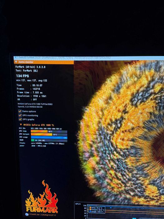 Відеокарта Palit GeForce GTX 1080 Ti GameRock 11GB GDDR5X