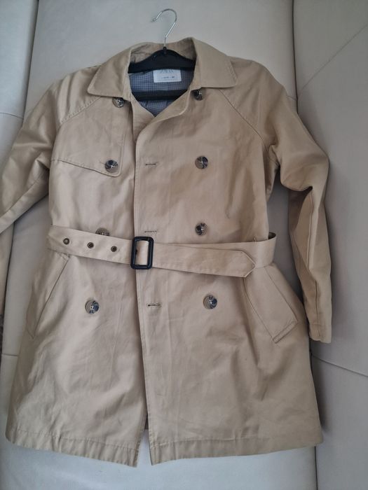 Płaszcz dziecięcy Zara 152 cm na 11-12 lat bezowy