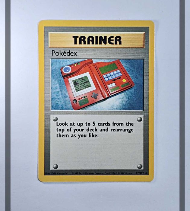 Pokédex 87/102 Base Set Pokemon ENG-NM