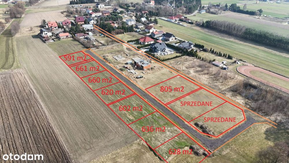 Działki budowlane w spokojnej okolicy