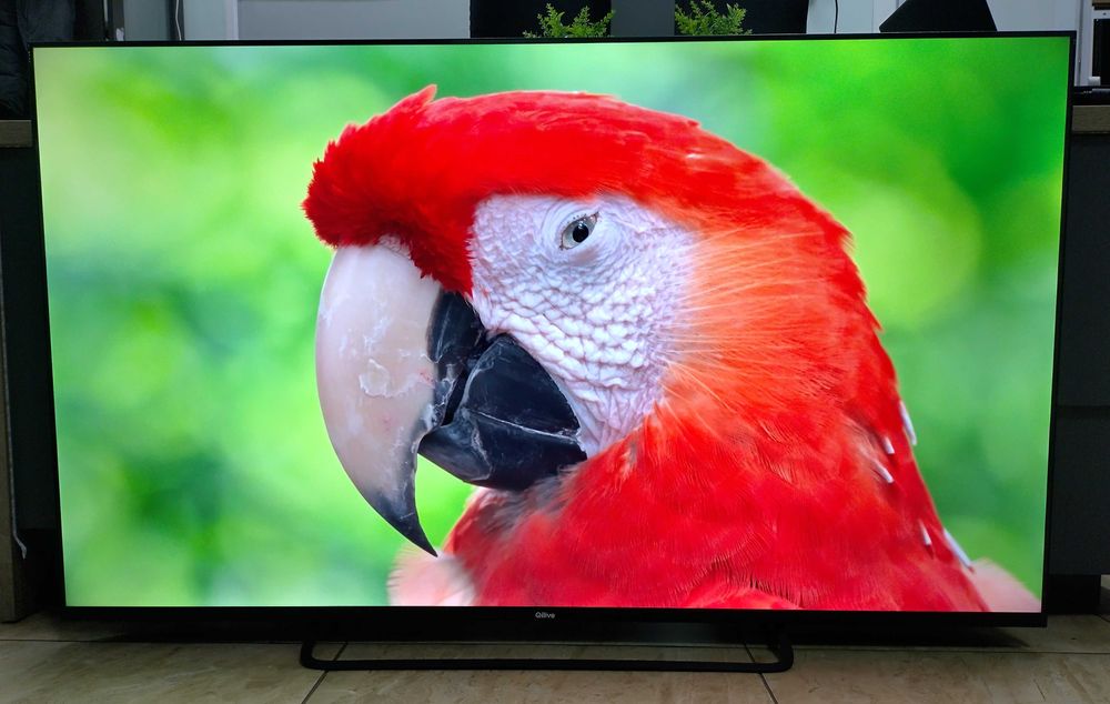 Тонкий телевізор Qilive 65" (Q65UA231B) 4K з Wi-Fi, Smart TV, T-2
