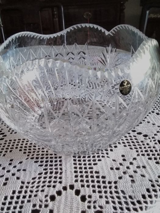 Grande taça em Cristal da Stephans