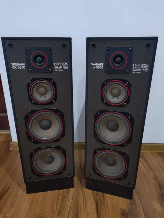 WATSON BX 6860 kolumny głośniki 4:way bass reflex Wysyłkąa
