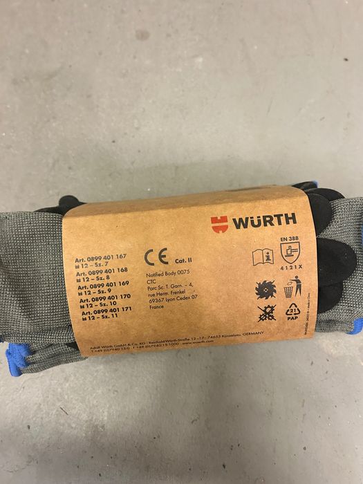 Rękawice ochronne WURTH Softflex Ecoline r. 8 - 12 sztuk