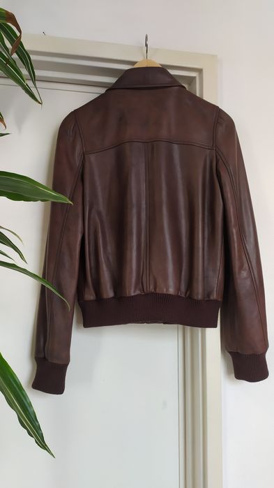 Casaco bomber mulher, couro/pele genuína- Tam. 40
