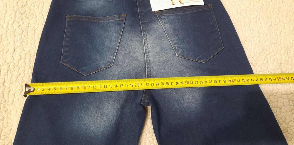 Jegginsy damskie granatowe