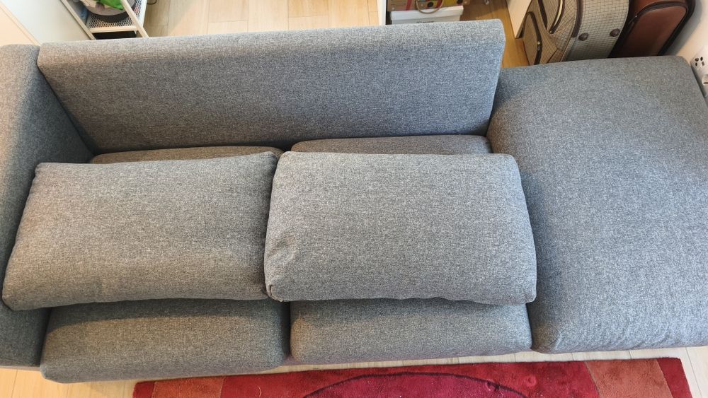 Sofá cinzento ikea 230x100cm