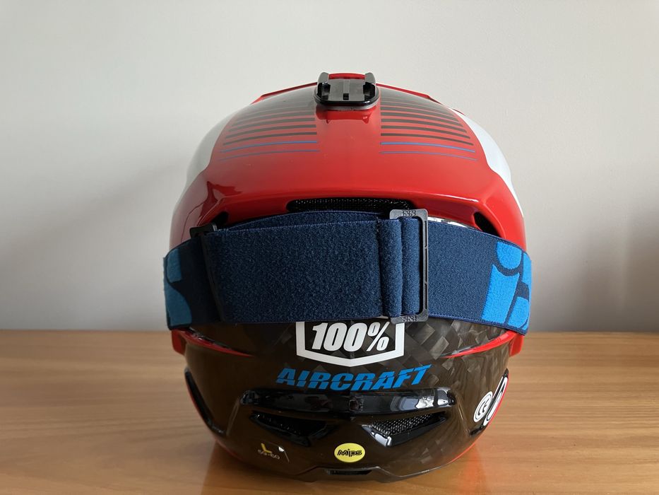 Kask Full face Carbon 100 % Aircraft L + Google IXS Rampage TLD