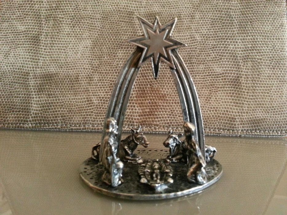 Presépio novo de 95 % estanho. Artesanato