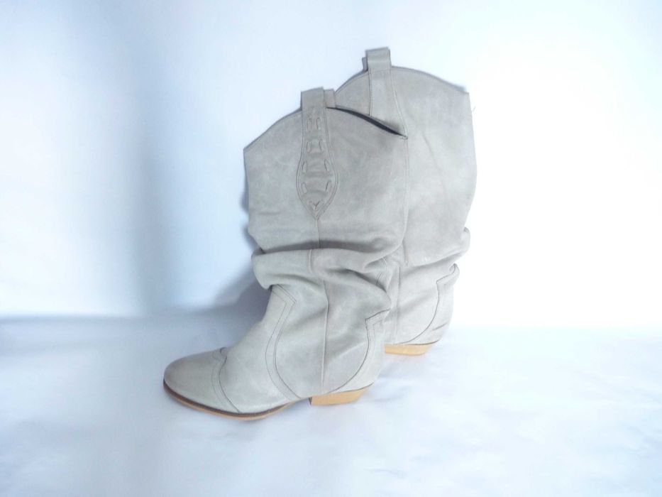 Skórzane kowbojki mazu rozm.38