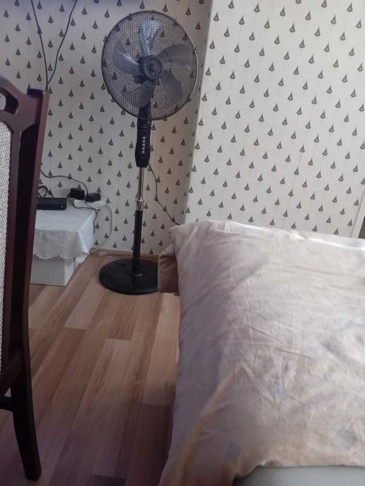 Nowy Wiatrak Wentylator Podłogowy Stojący 5 Łopatek Timer + Pilot